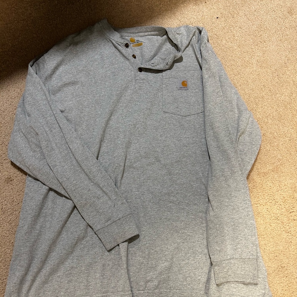 Carhartt Gray Long Sleeve Tee